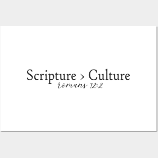 Scripture > Culture Posters and Art